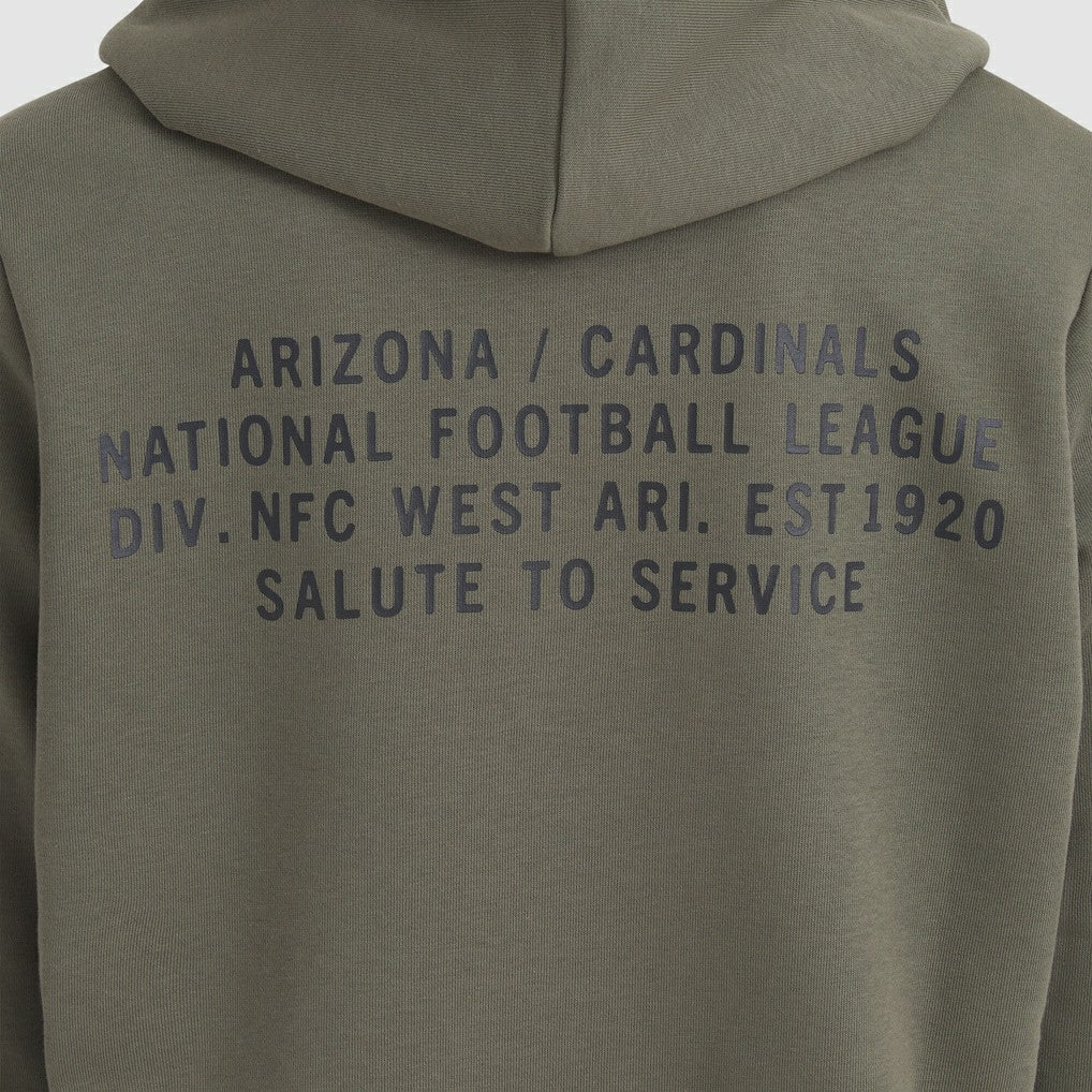 Arizona Cardinals Women's 2025 Salute to Service Sideline Standard Issue Dri-FIT Hoodie - Olive Hoodies