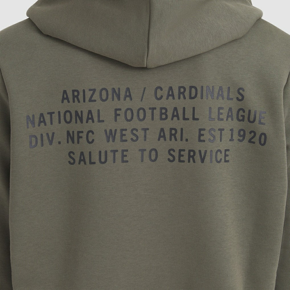 Arizona Cardinals Women's 2025 Salute to Service Sideline Standard Issue Dri-FIT Hoodie - Olive Hoodies