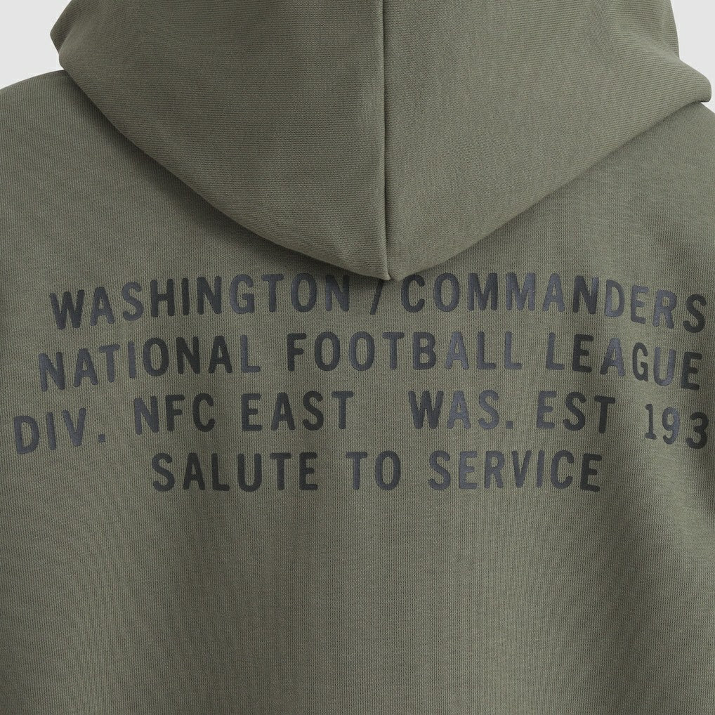 Washington Commanders Women's 2025 Salute to Service Sideline Standard Issue Dri-FIT Hoodie - Olive Hoodies