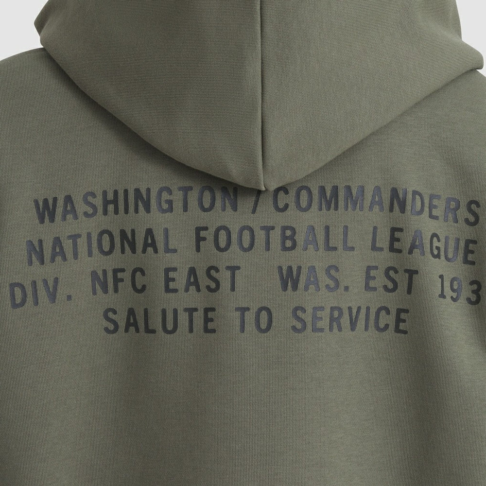 Washington Commanders Women's 2025 Salute to Service Sideline Standard Issue Dri-FIT Hoodie - Olive Hoodies