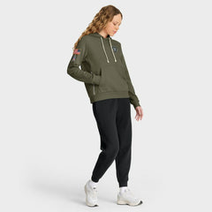 Las Vegas Raiders Women's 2025 Salute to Service Sideline Standard Issue Dri-FIT Hoodie - Olive Hoodies