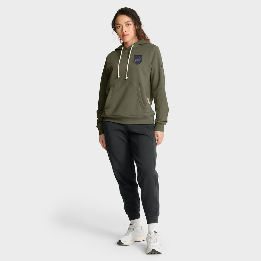 Buffalo Bills Women's 2025 Salute to Service Sideline Standard Issue Dri-FIT Hoodie - Olive Hoodies