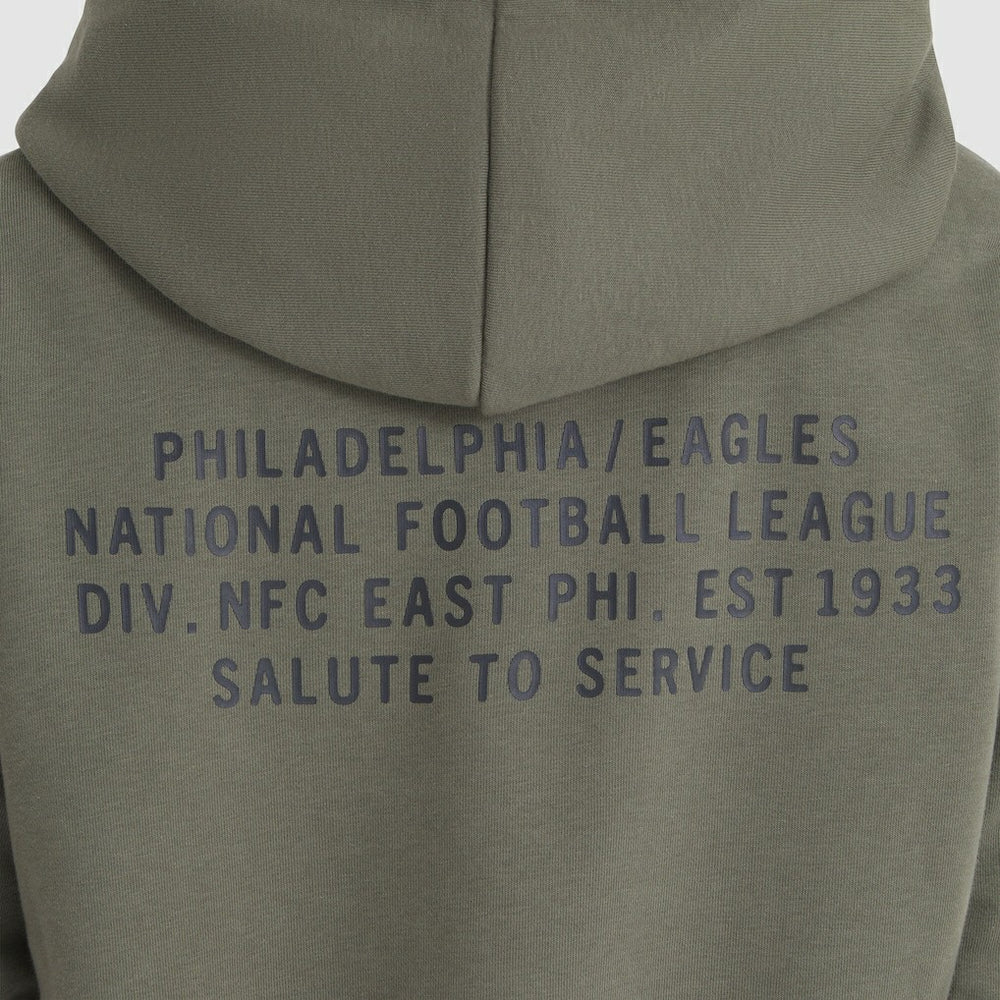 Philadelphia Eagles Women's 2025 Salute to Service Sideline Standard Issue Dri-FIT Hoodie - Olive Hoodies