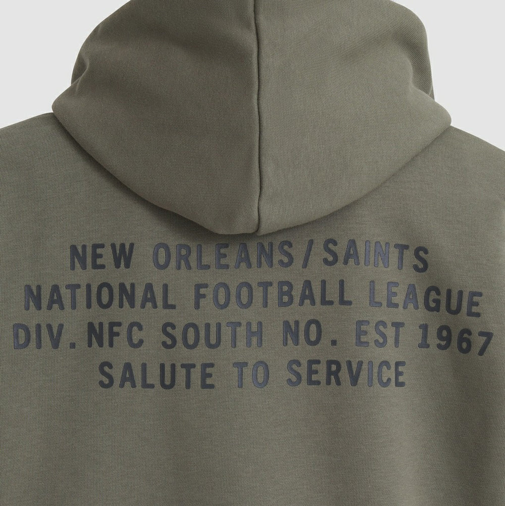 New Orleans Saints Women's 2025 Salute to Service Sideline Standard Issue Dri-FIT Hoodie - Olive Hoodies