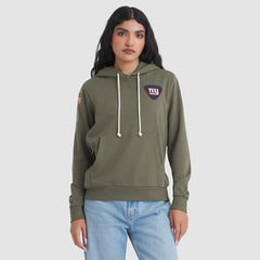 New York Giants Women's 2025 Salute to Service Sideline Standard Issue Dri-FIT Hoodie - Olive Hoodies