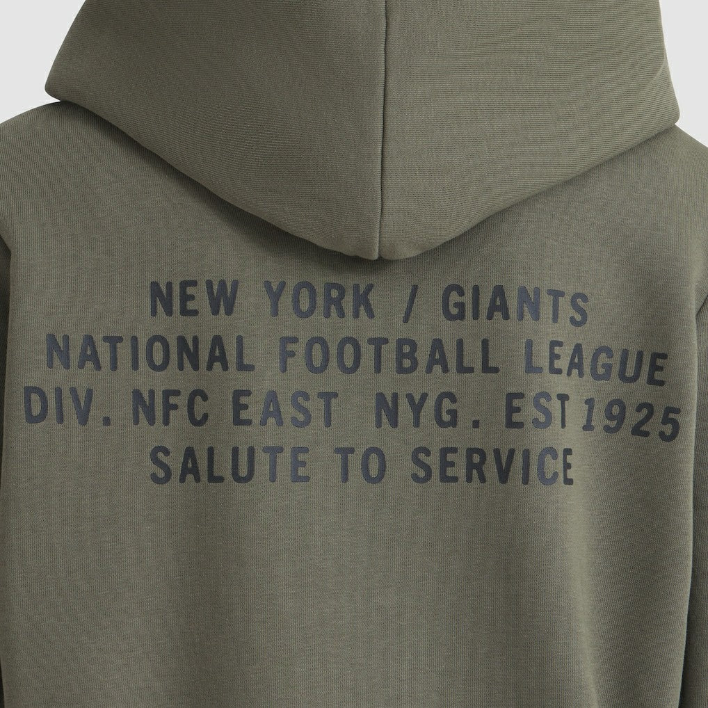 New York Giants Women's 2025 Salute to Service Sideline Standard Issue Dri-FIT Hoodie - Olive Hoodies