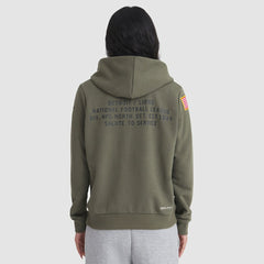 Detroit Lions Women's 2025 Salute to Service Sideline Standard Issue Dri-FIT Hoodie - Olive Hoodies