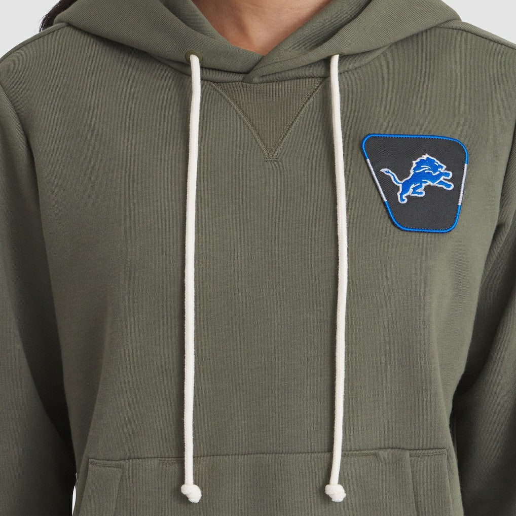 Detroit Lions Women's 2025 Salute to Service Sideline Standard Issue Dri-FIT Hoodie - Olive Hoodies