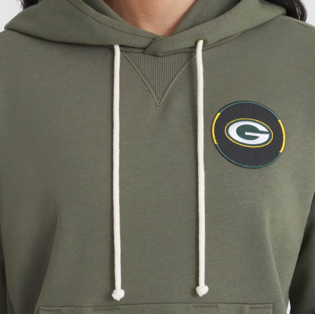 Green Bay Packers Women's 2025 Salute to Service Sideline Standard Issue Dri-FIT Hoodie - Olive Hoodies