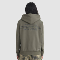 Houston Texans Women's 2025 Salute to Service Sideline Standard Issue Dri-FIT Hoodie - Olive Hoodies