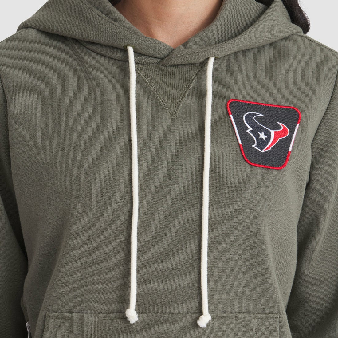 Houston Texans Women's 2025 Salute to Service Sideline Standard Issue Dri-FIT Hoodie - Olive Hoodies
