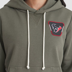 Houston Texans Women's 2025 Salute to Service Sideline Standard Issue Dri-FIT Hoodie - Olive Hoodies
