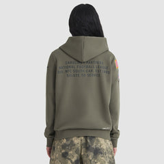 Carolina Panthers Women's 2025 Salute to Service Sideline Standard Issue Dri-FIT Hoodie - Olive Hoodies