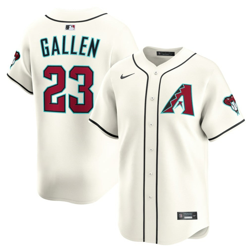 Zac Gallen Arizona Diamondbacks Nike Home Limited Player Jersey - Cream Jerseys
