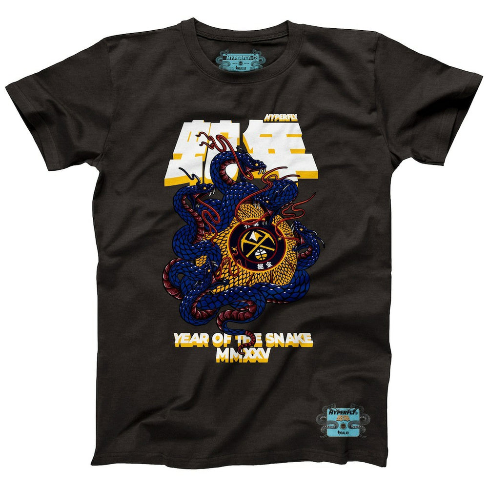 Denver Nuggets NBALab x Hyperfly Unisex Year of the Snake Lunar New Year Collection T-Shirt Heather Black outlet