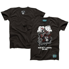 Brooklyn Nets NBALab x Hyperfly Unisex Year of the Snake Lunar New Year Collection T-Shirt Heather Black outlet