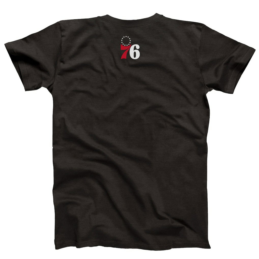 Philadelphia 76ers NBALab x Hyperfly Unisex Year of the Snake Lunar New Year Collection T-Shirt Heather Black