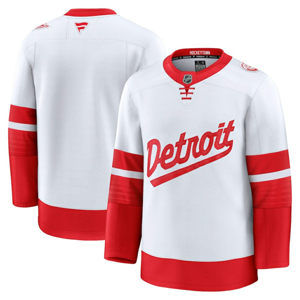 Detroit Red Wings Fanatics 2025 NHL Stadium Series Premium Jersey - White | US 202756530