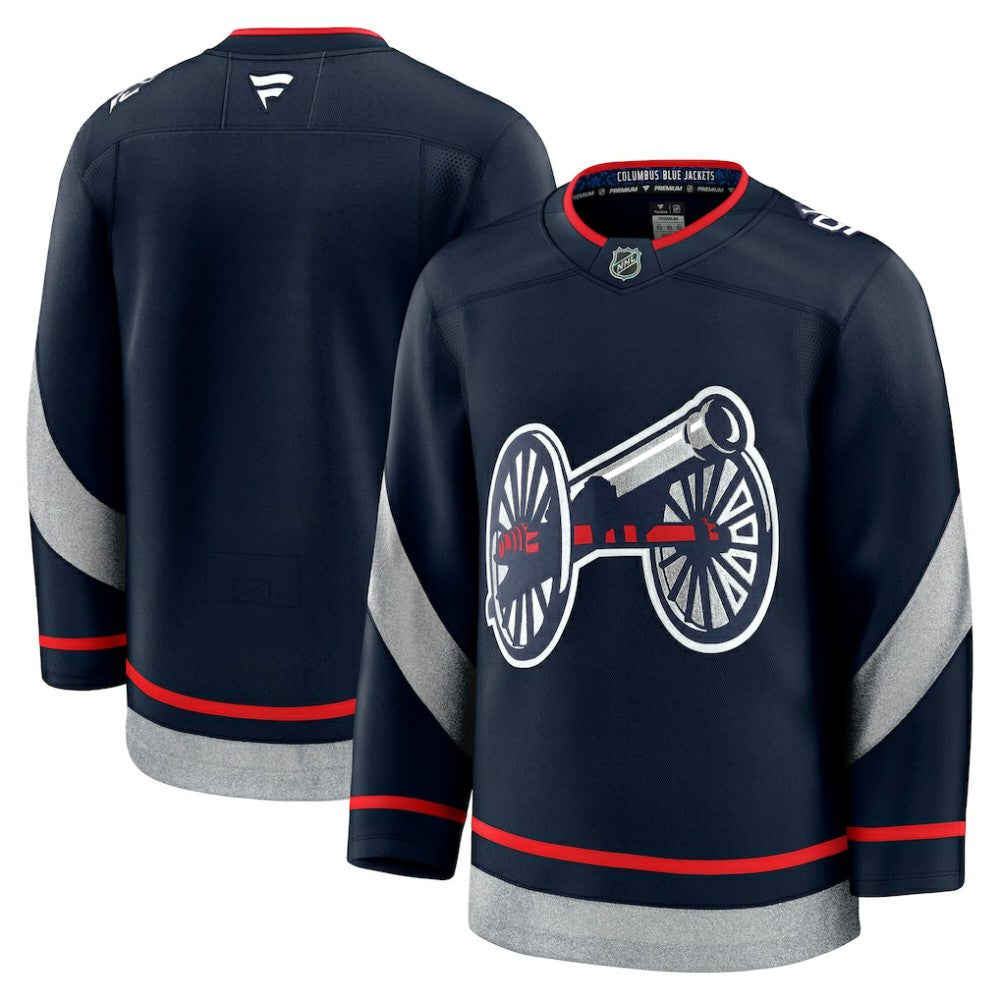 Columbus Blue Jackets Fanatics 2025 NHL Stadium Series Premium Jersey - Navy | US 202756531
