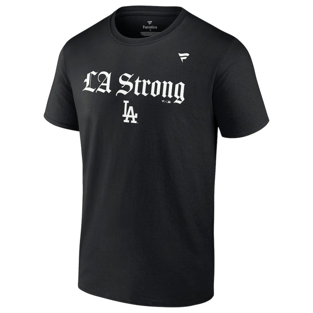 Los Angeles Dodgers Fanatics Unisex LA Strong T-Shirt - Black T-shirts