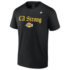 Los Angeles Lakers Unisex LA Strong T-Shirt Black - Fanatics outlet