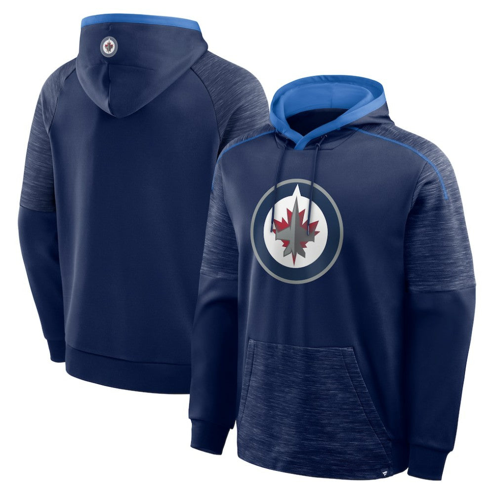 Winnipeg Jets Fanatics Goaltender Defender Pullover Hoodie - Navy | US 202756669