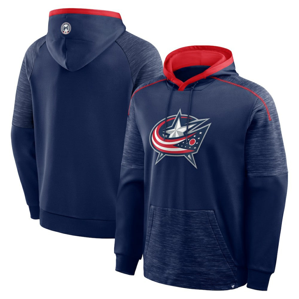 Columbus Blue Jackets Fanatics Goaltender Defender Pullover Hoodie - Navy | US 202756673