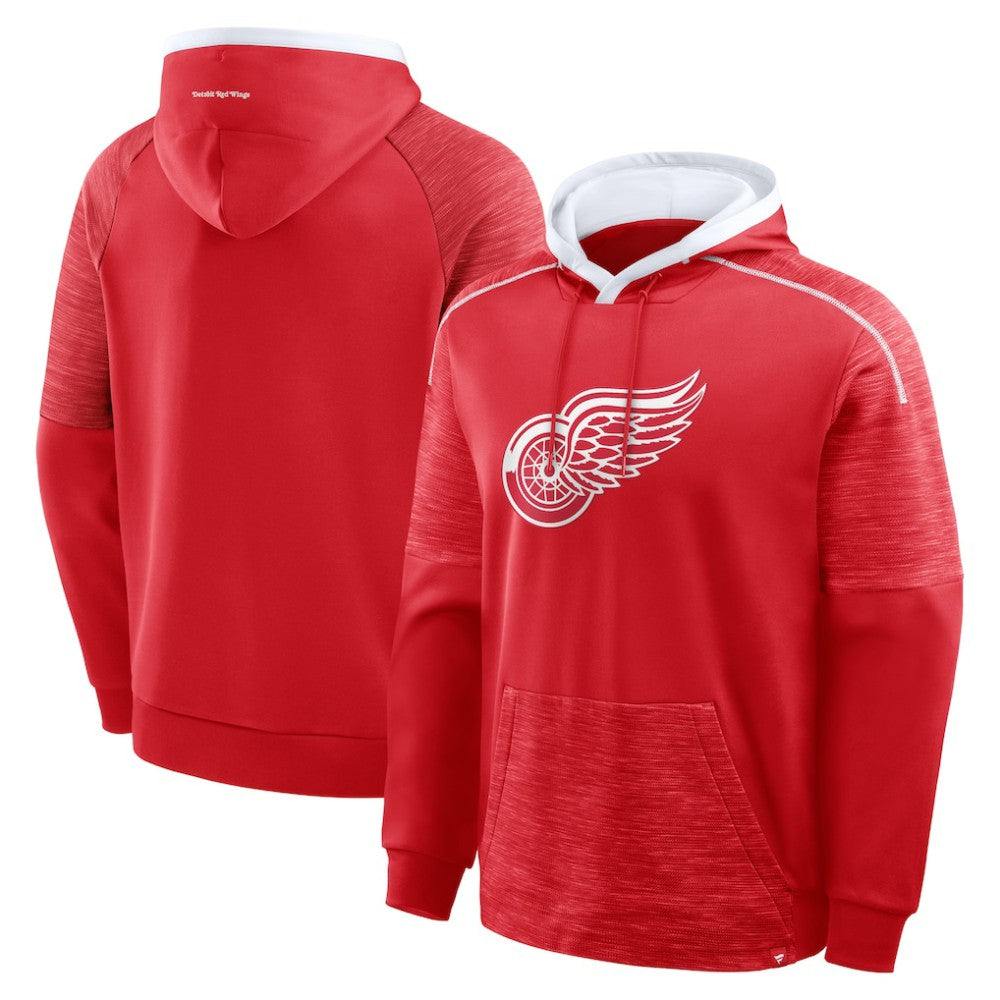 Detroit Red Wings Fanatics Goaltender Defender Pullover Hoodie - Red | US 202756675