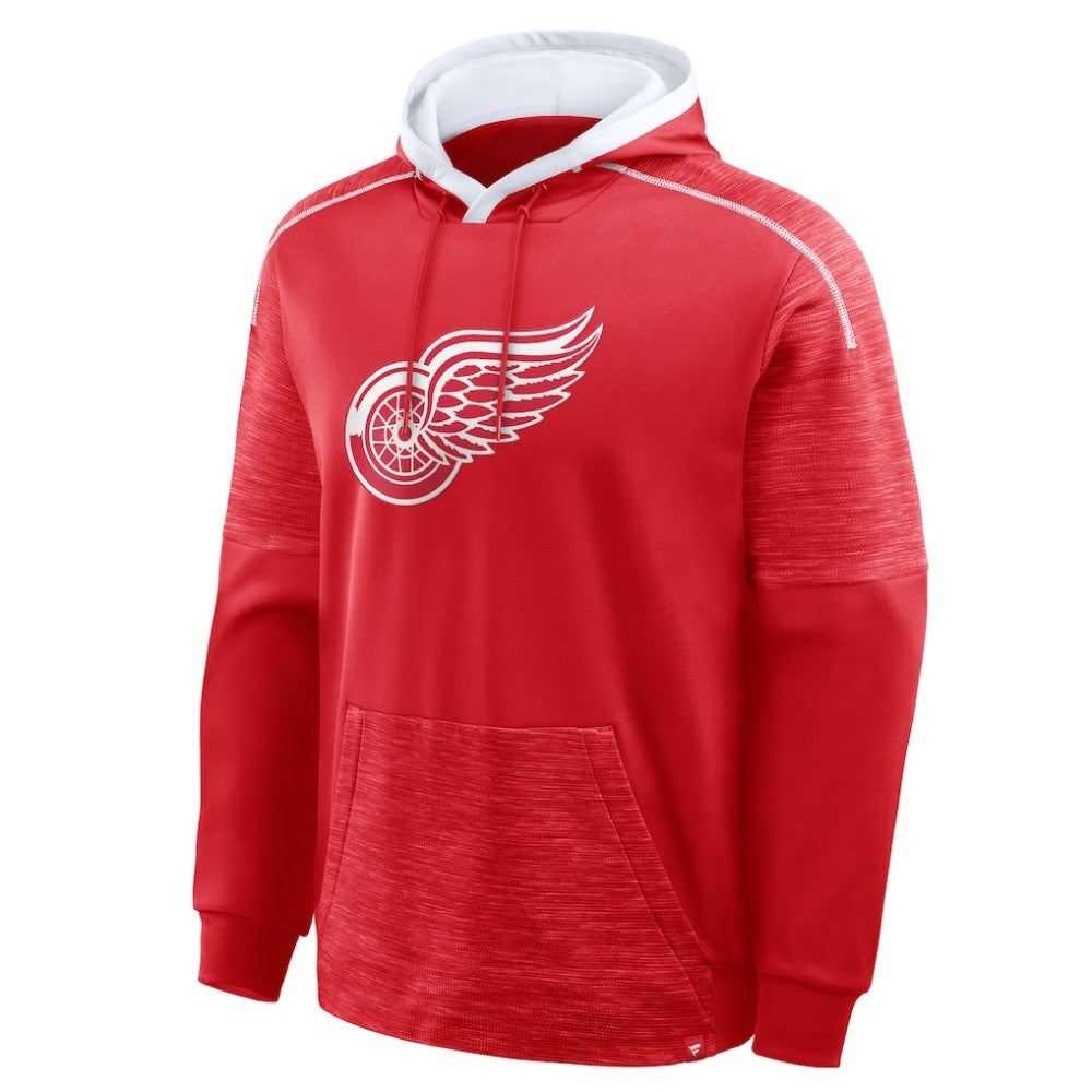 Detroit Red Wings Fanatics Goaltender Defender Pullover Hoodie - Red | US 202756675