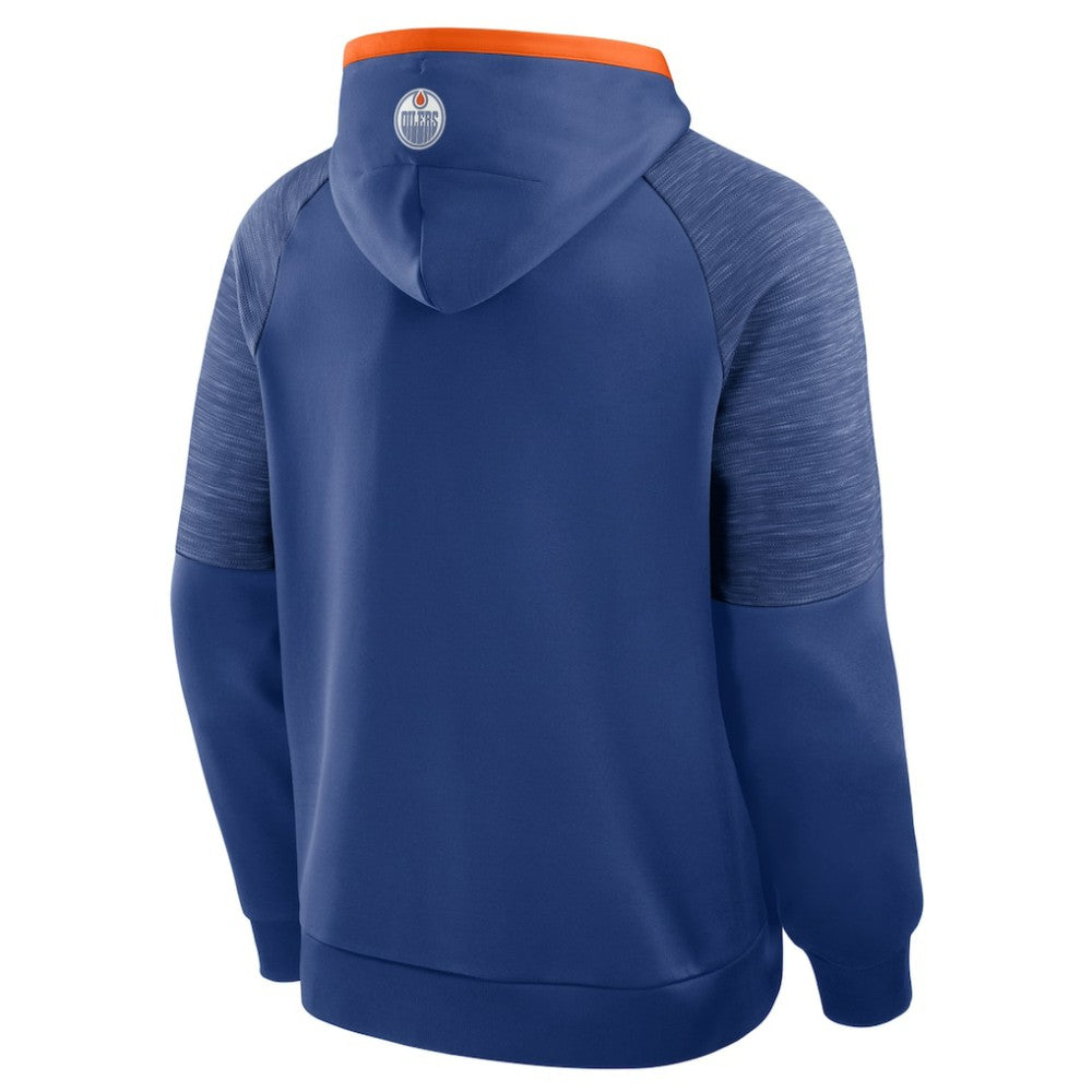 Edmonton Oilers Fanatics Goaltender Defender Pullover Hoodie - Royal | US 202756676