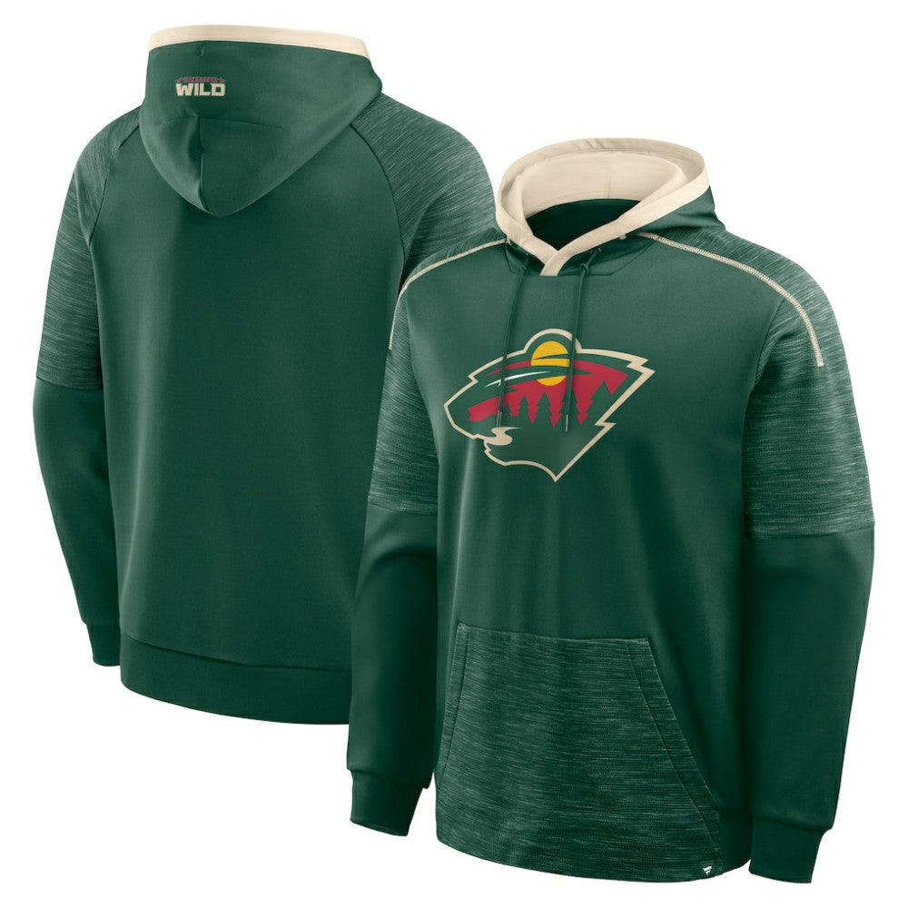 Minnesota Wild Fanatics Goaltender Defender Pullover Hoodie - Green | US 202756679