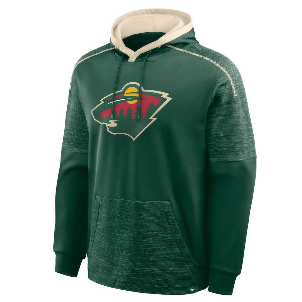 Minnesota Wild Fanatics Goaltender Defender Pullover Hoodie - Green | US 202756679