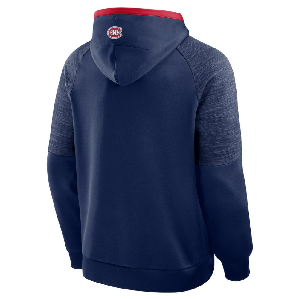 Montreal Canadiens Fanatics Goaltender Defender Pullover Hoodie - Navy | US 202756680