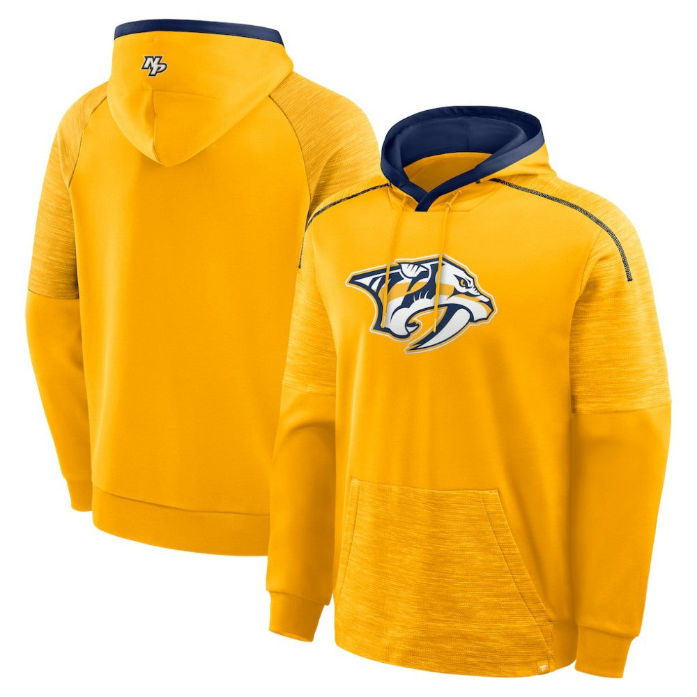 Nashville Predators Fanatics Goaltender Defender Pullover Hoodie - Gold | US 202756681