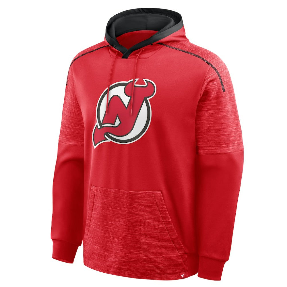 New Jersey Devils Fanatics Goaltender Defender Pullover Hoodie - Red | US 202756682