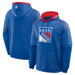 New York Rangers Fanatics Goaltender Defender Pullover Hoodie - Blue | US 202756684