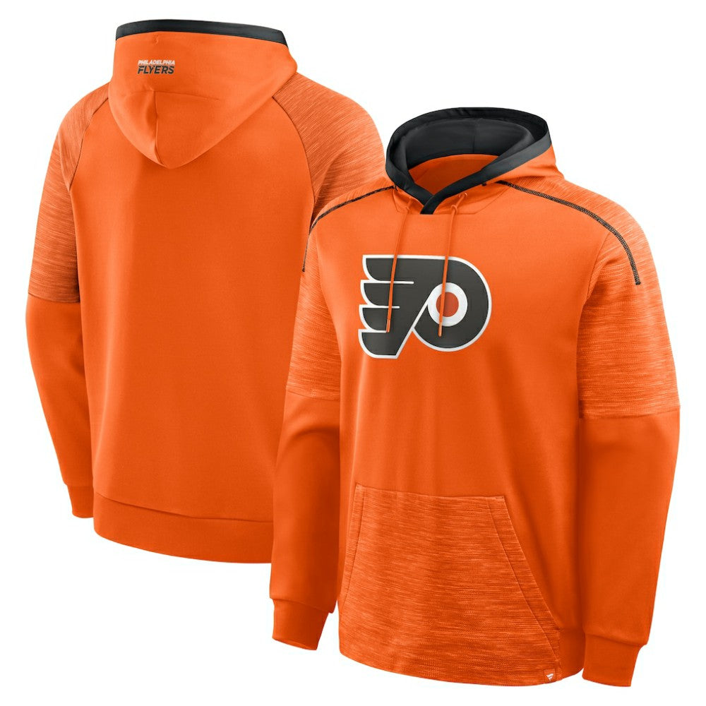 Philadelphia Flyers Fanatics Goaltender Defender Pullover Hoodie - Orange | US 202756686