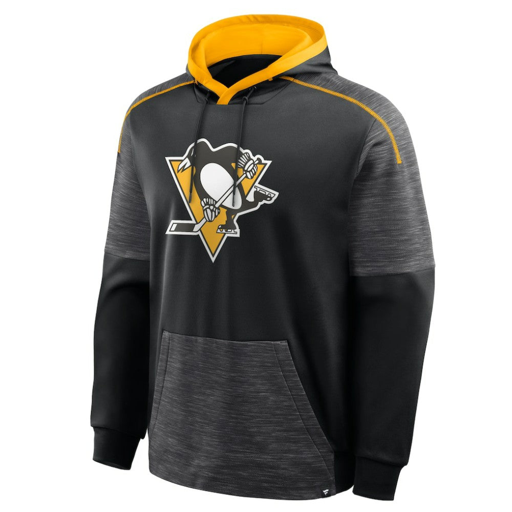 Pittsburgh Penguins Fanatics Goaltender Defender Pullover Hoodie - Black | US 202756687