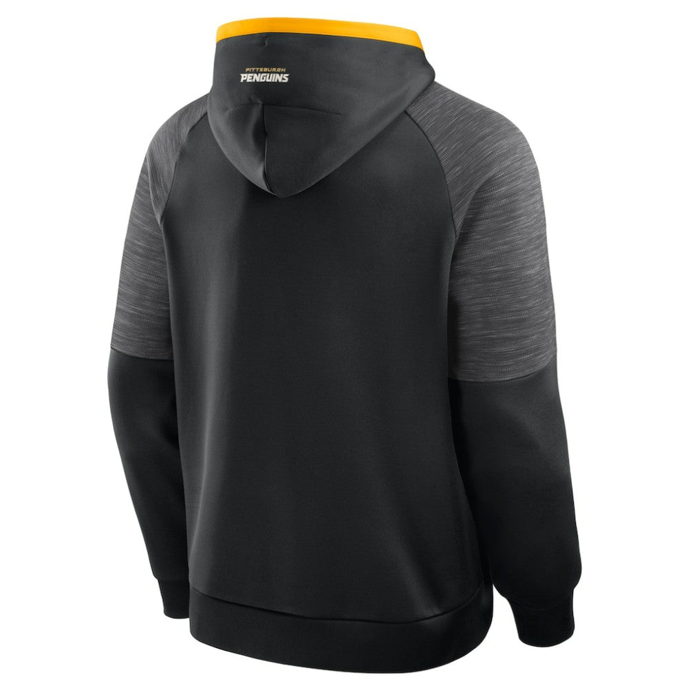 Pittsburgh Penguins Fanatics Goaltender Defender Pullover Hoodie - Black | US 202756687