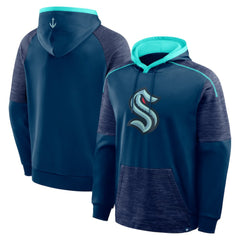 Seattle Kraken Fanatics Goaltender Defender Pullover Hoodie - Deep Sea Blue | US 202756689