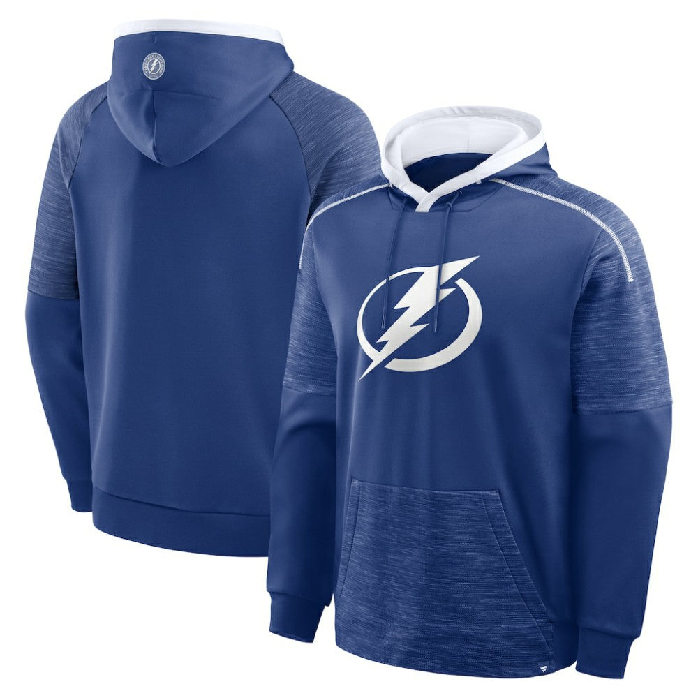 Tampa Bay Lightning Fanatics Goaltender Defender Pullover Hoodie - Blue | US 202756691
