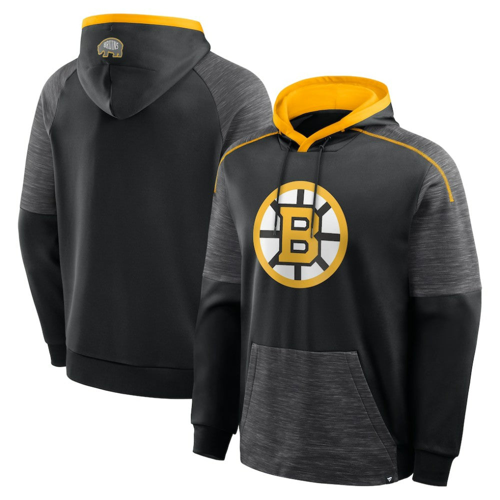 Boston Bruins Fanatics Goaltender Defender Pullover Hoodie - Black | US 202756698