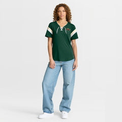 Minnesota Wild Fanatics Women's Offside Athena T-Shirt - Green | US 202756702