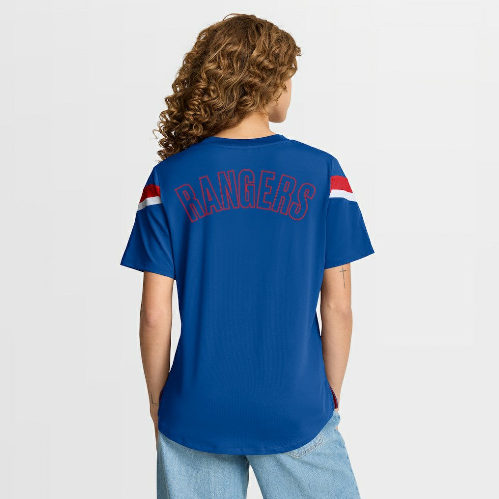 New York Rangers Fanatics Women's Offside Athena T-Shirt - Blue | US 202756708
