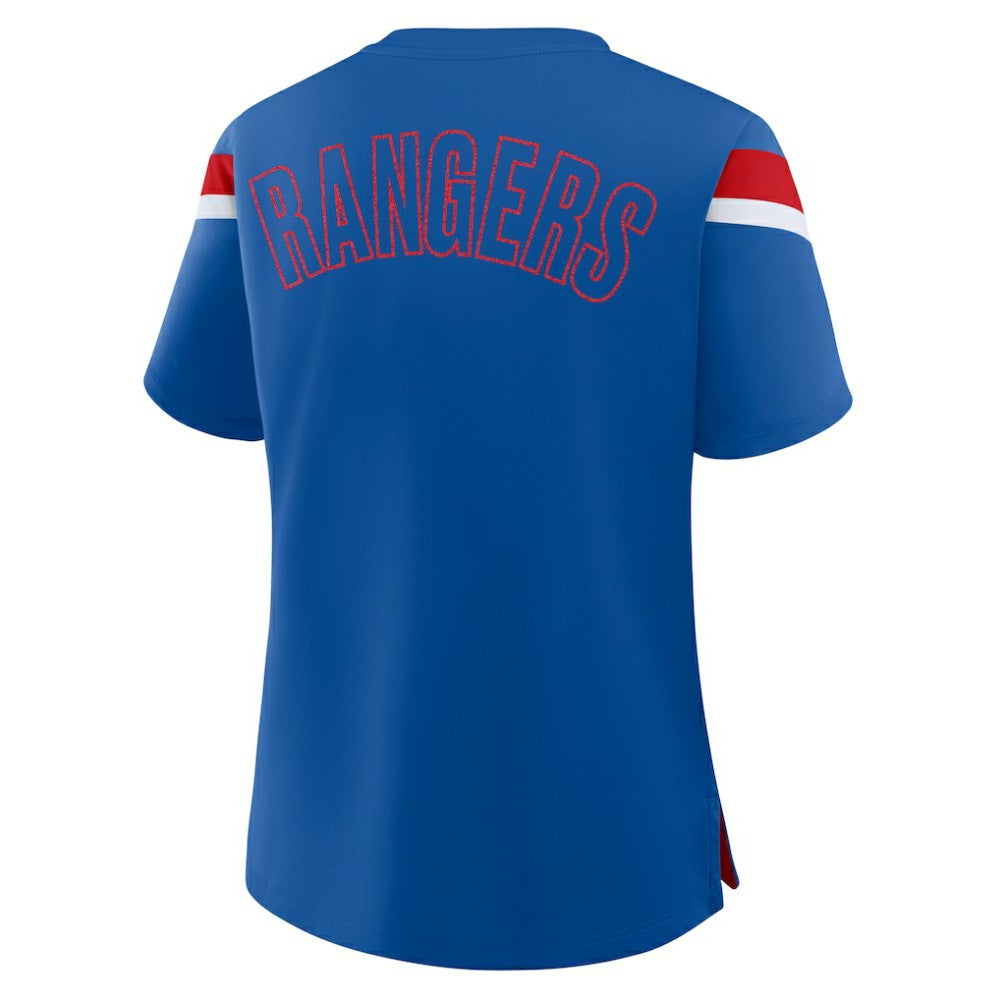 New York Rangers Fanatics Women's Offside Athena T-Shirt - Blue | US 202756708
