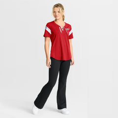 Detroit Red Wings Fanatics Women's Offside Athena T-Shirt - Red | US 202756714