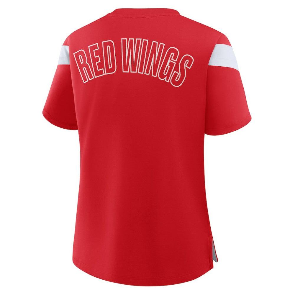 Detroit Red Wings Fanatics Women's Offside Athena T-Shirt - Red | US 202756714