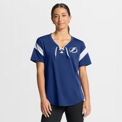 Tampa Bay Lightning Fanatics Women's Offside Athena T-Shirt - Blue | US 202756720