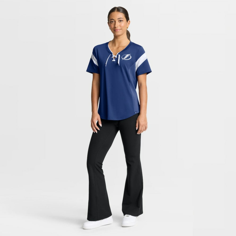 Tampa Bay Lightning Fanatics Women's Offside Athena T-Shirt - Blue | US 202756720
