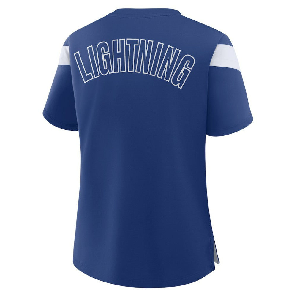 Tampa Bay Lightning Fanatics Women's Offside Athena T-Shirt - Blue | US 202756720